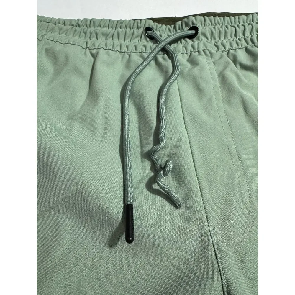 Quiksilver Men's Green Jogger Sweatpants Drawstring Pockets XL